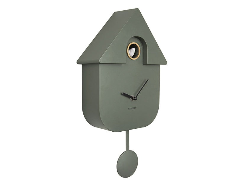 HORLOGE MODERN CUCKOO DECORATION MURALE PRESENT TIME