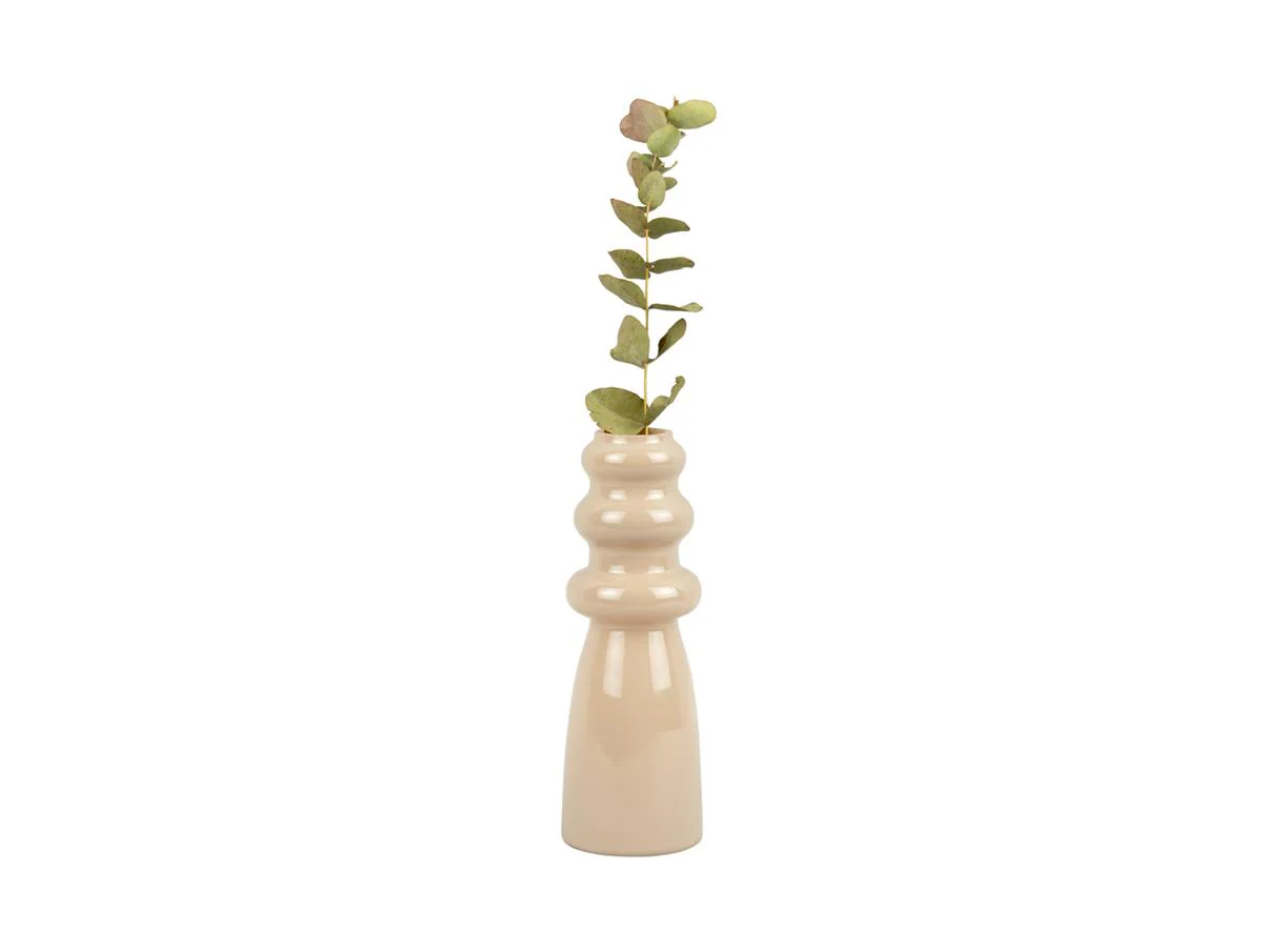 VASE BOTTLE BEIGE VASE / CACHE POT PRESENT TIME