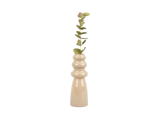 VASE BOTTLE BEIGE VASE / CACHE POT PRESENT TIME
