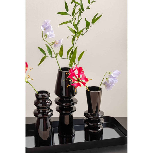 VASE SPARKLE NOIR VASE / CACHE POT PRESENT TIME