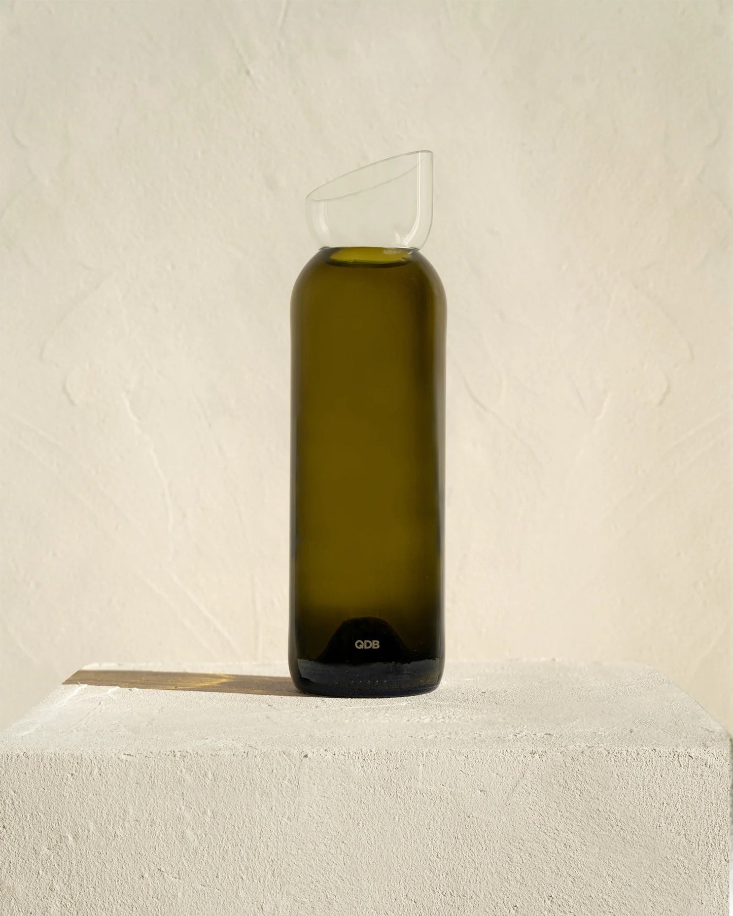 CARAFE MEDIUM Q DE BOUTEILLE BLANC CANNELLE