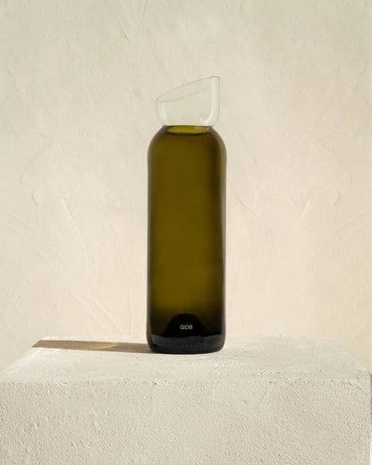 CARAFE MEDIUM Q DE BOUTEILLE BLANC CANNELLE