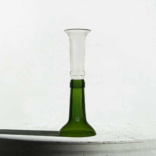 CHANDELIER MEDIUM Q DE BOUTEILLES BLANC VERT