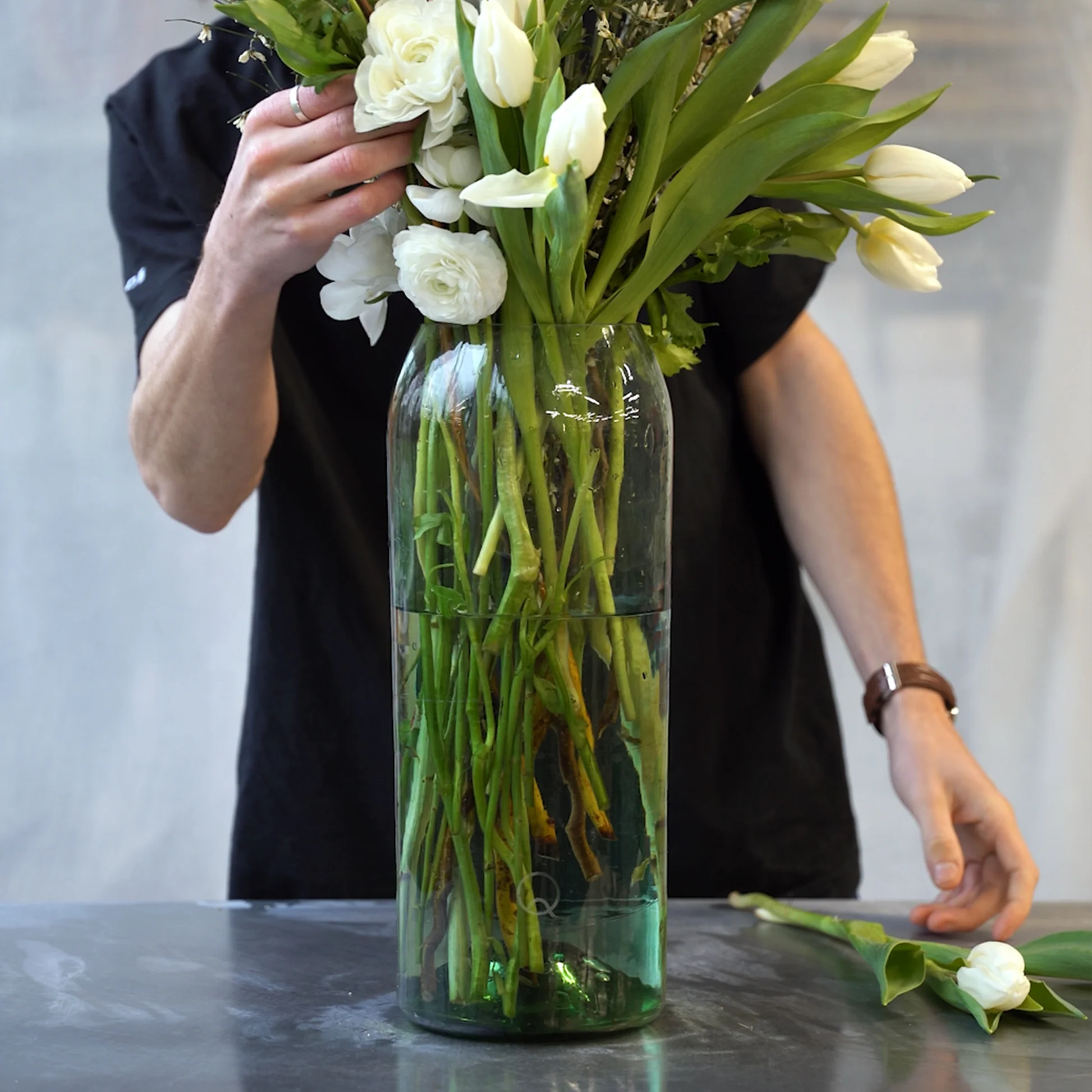 VASE MATHUSALEM COGNAC Q DE BOUTEILLES