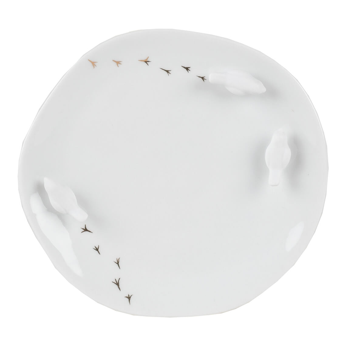 ASSIETTE CONTES PORCELAINE OISEAUX RADER