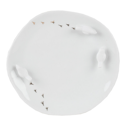 ASSIETTE CONTES PORCELAINE OISEAUX RADER