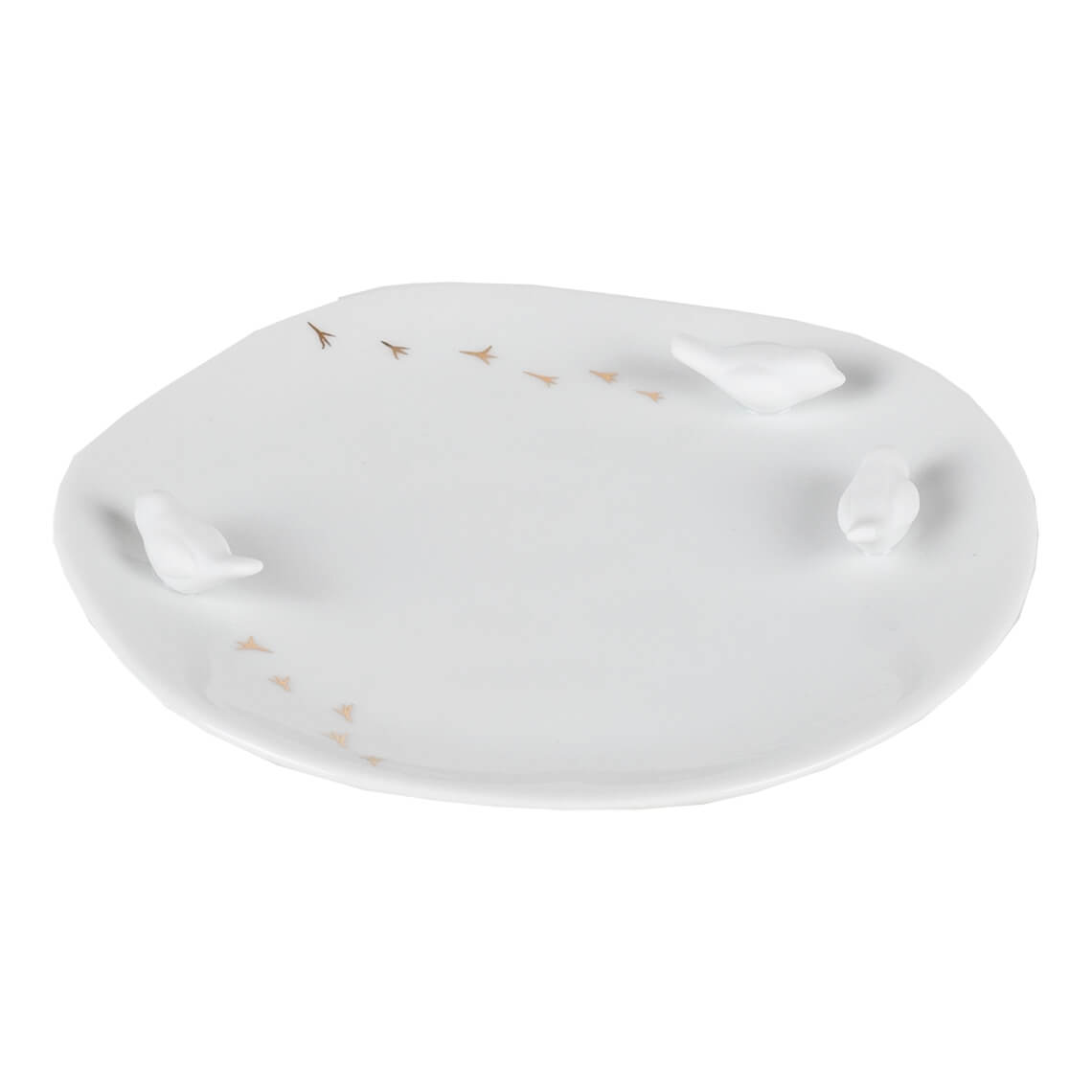 ASSIETTE CONTES PORCELAINE OISEAUX RADER