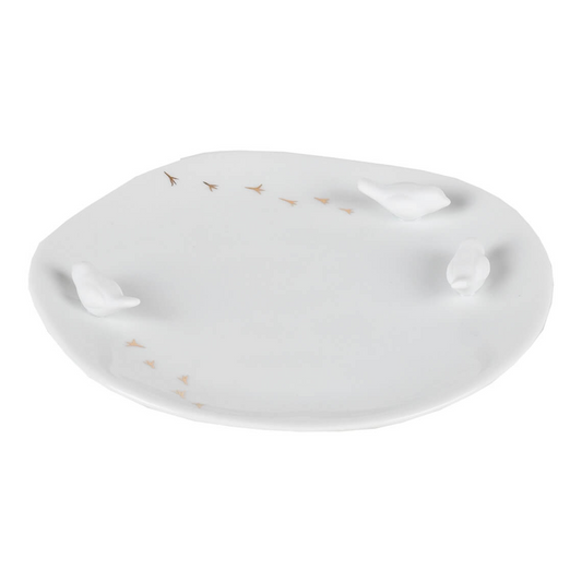 ASSIETTE CONTES PORCELAINE OISEAUX RADER