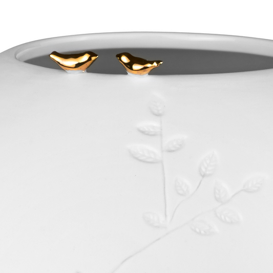 VASE HISTOIRE D OISEAUX RADER