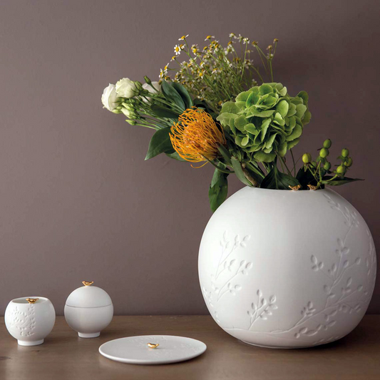 VASE HISTOIRE D OISEAUX RADER