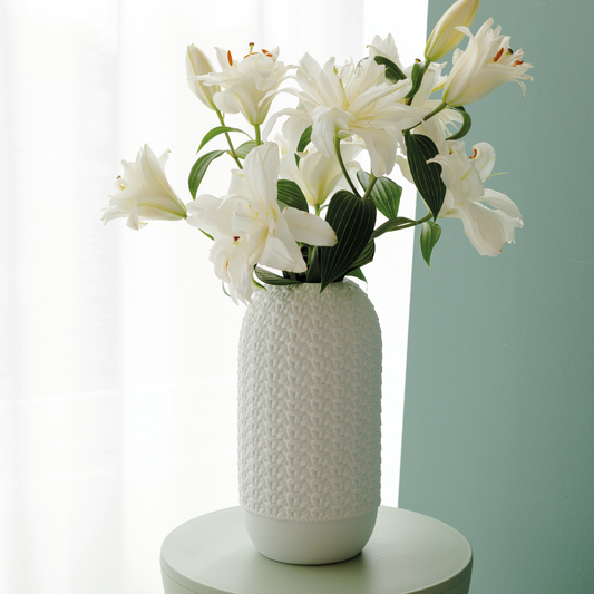 KNIT LARGE VASE VASE / CACHE POT RADER