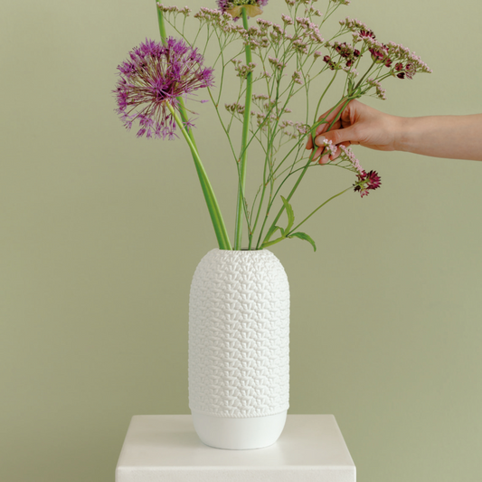 KNIT LARGE VASE VASE / CACHE POT RADER
