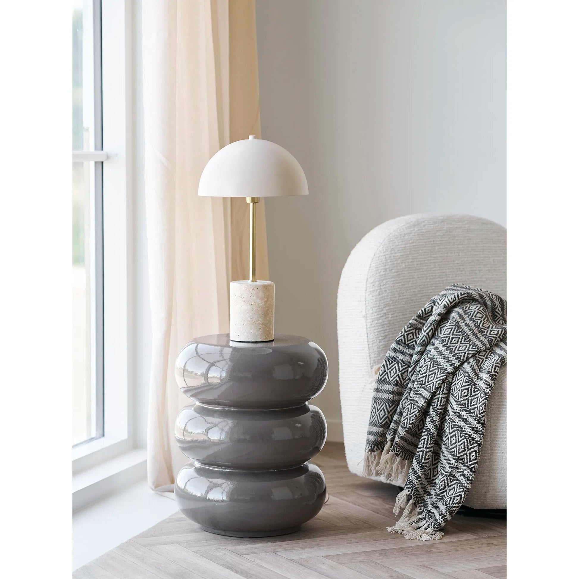 LAMPE SHEFFIELD MARBRE BEIGE HOUSE NORDIC