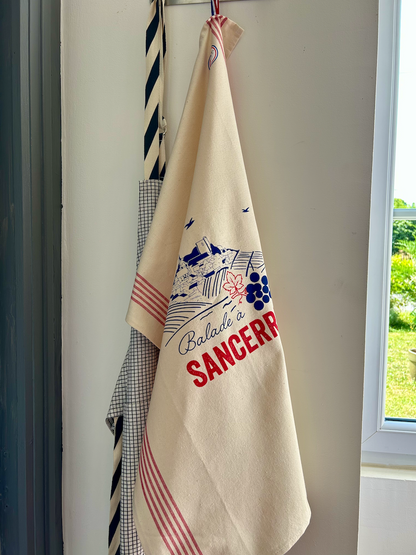 TORCHON SANCERRE LINGE DE MAISON TISSAGE DE L'OUEST