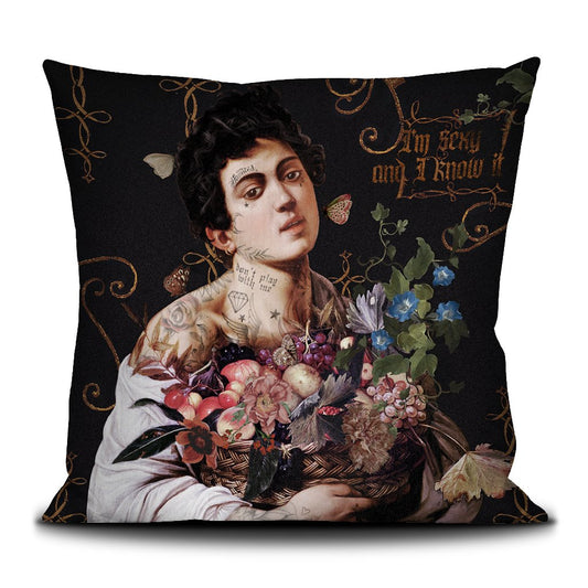 I AM SEXY coussin 50cm x 50cm VOGLIO BENE