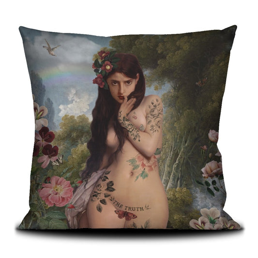 LA VERITE coussin 50cm x 50cm VOGLIO BENE
